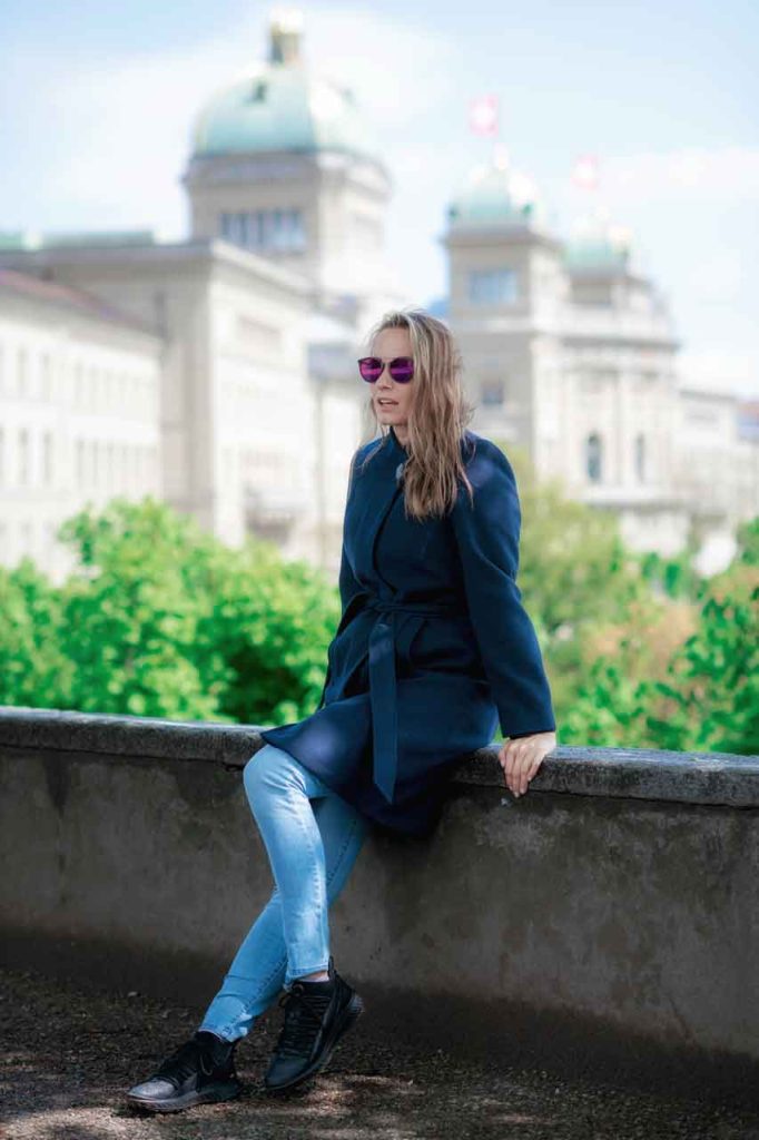 Photo shoot with Vera in the heart of Bern, Switzerland.