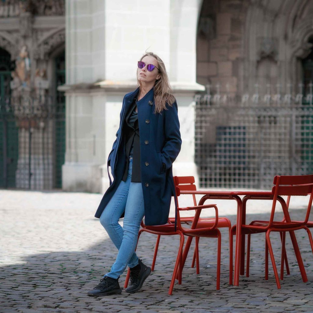 Photo shoot with Vera in the heart of Bern, Switzerland.