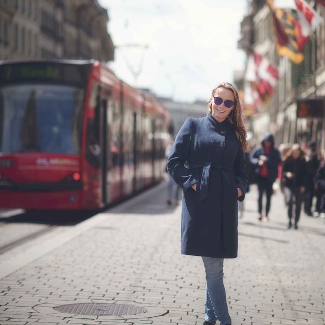 Photo shoot with Vera in the heart of Bern, Switzerland.