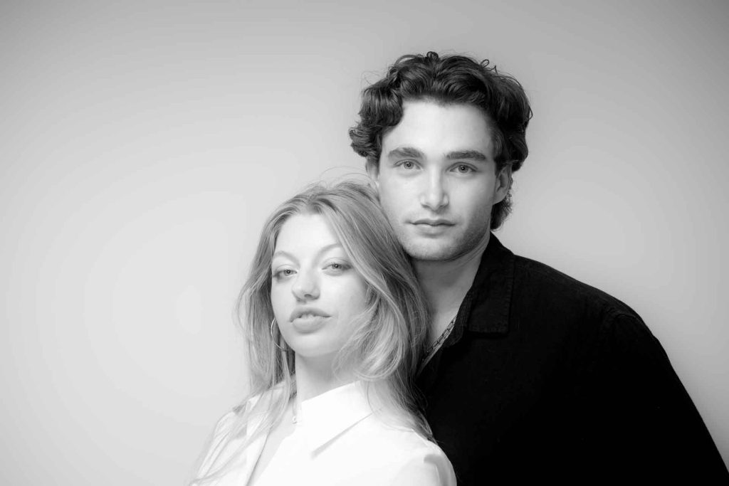 Virginia and Pascal in the studio