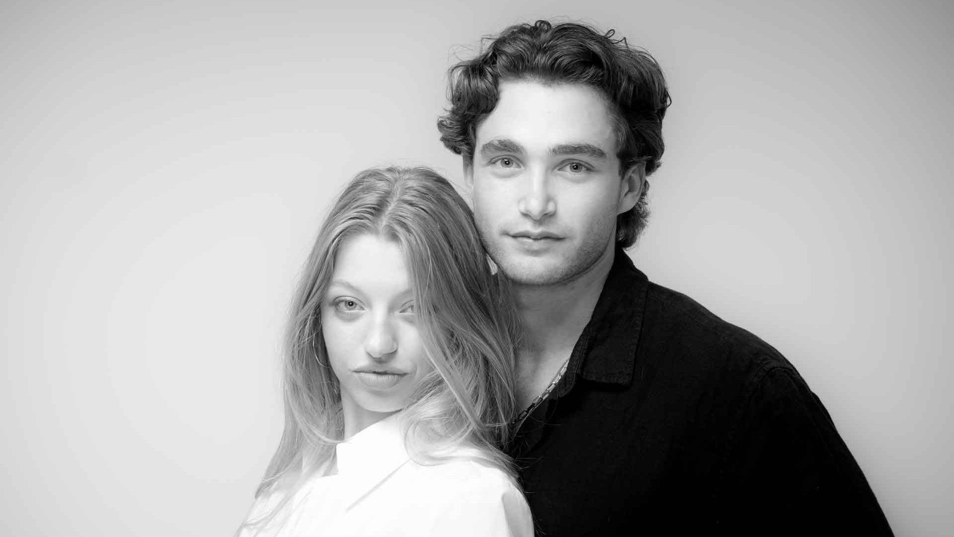 Virginia and Pascal in the studio in Schönenwerd