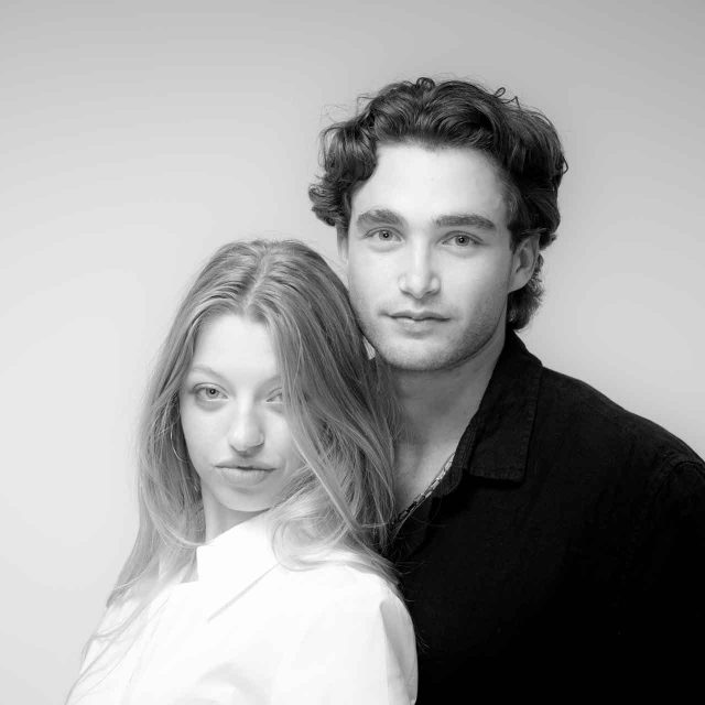 Virginia and Pascal in the studio in Schönenwerd