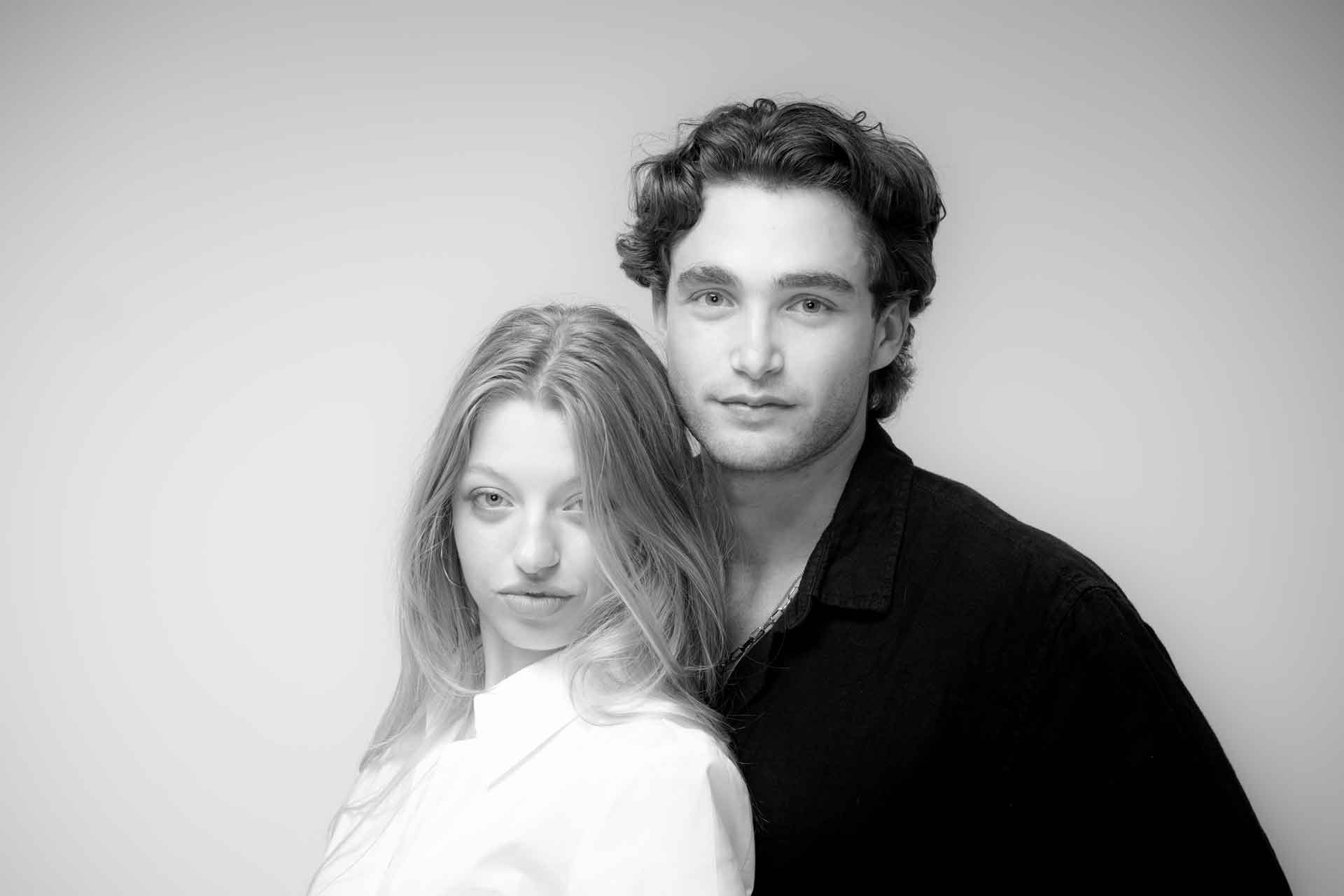 Virginia and Pascal in the studio in Schönenwerd