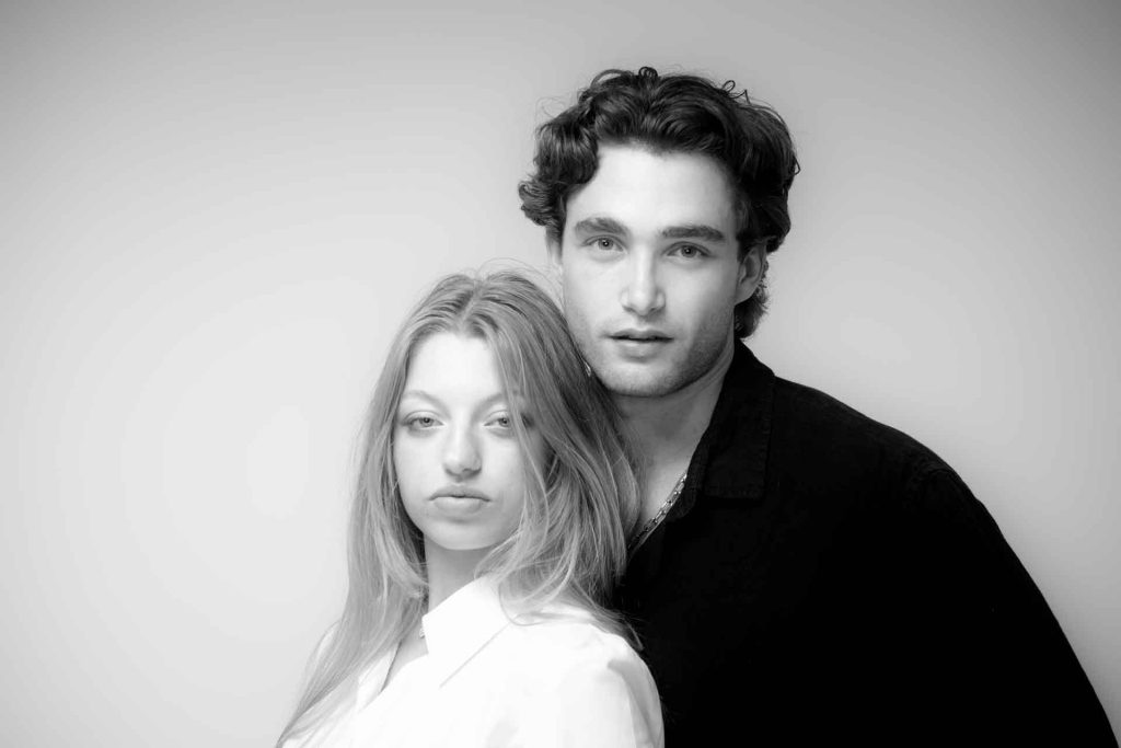 Virginia and Pascal in the studio