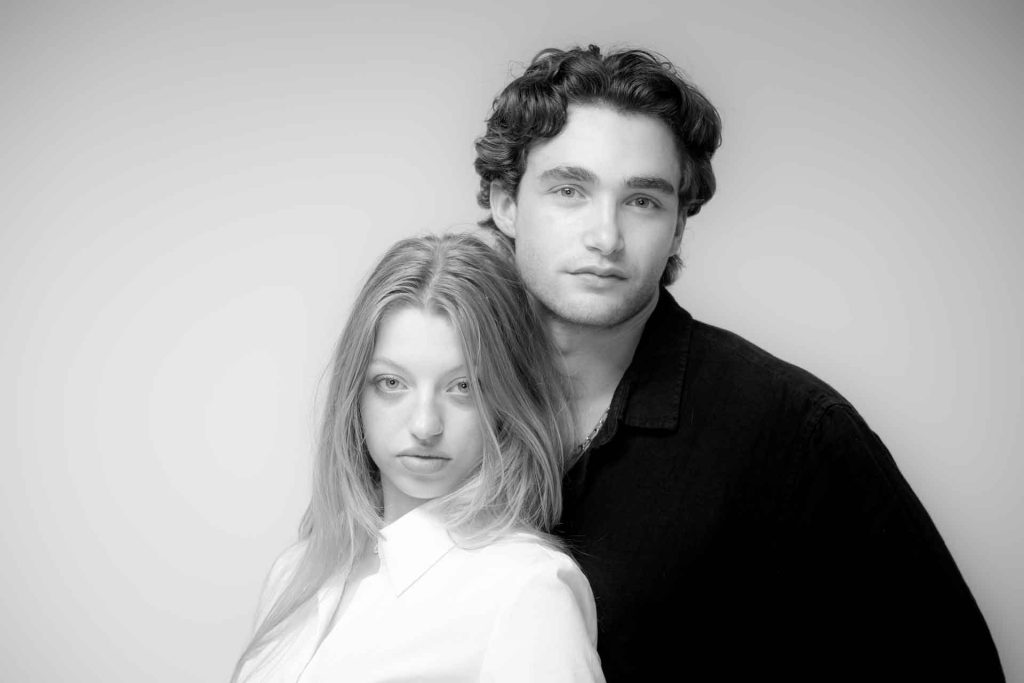 Virginia and Pascal in the studio