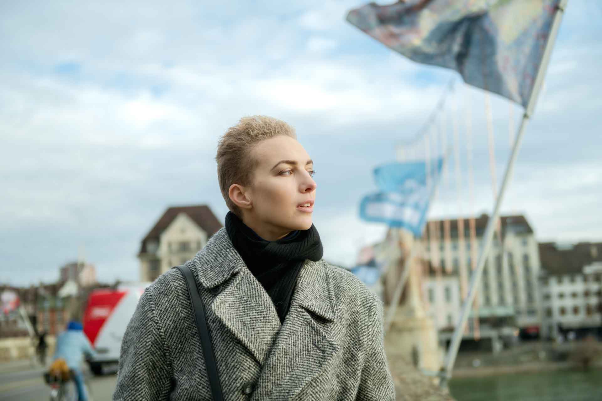 Urban Fashion Shoot in Basel, Switzerland – Featuring Model Anna Avramenko