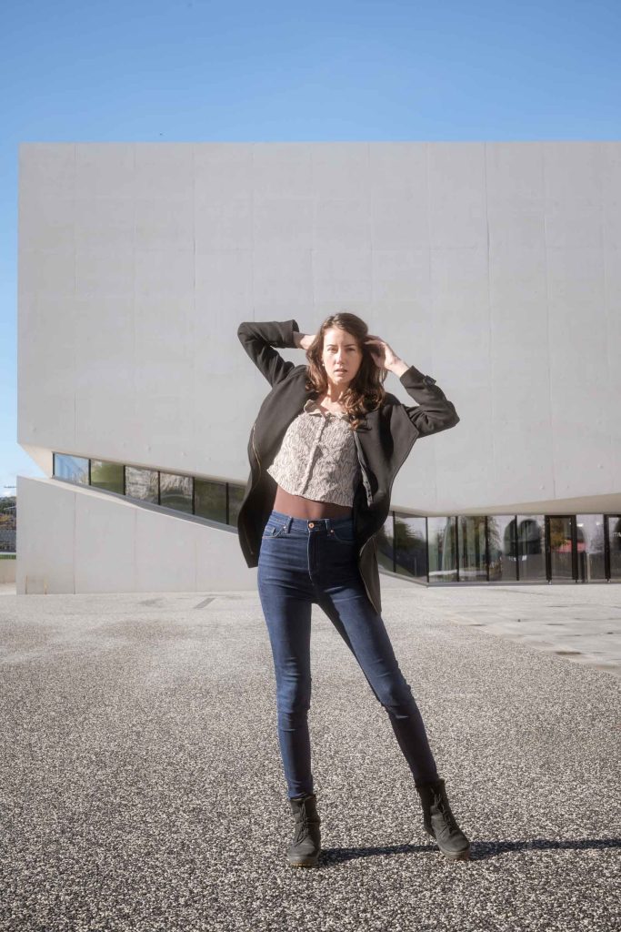 Mikaela in Lausanne street fashion photo shoot