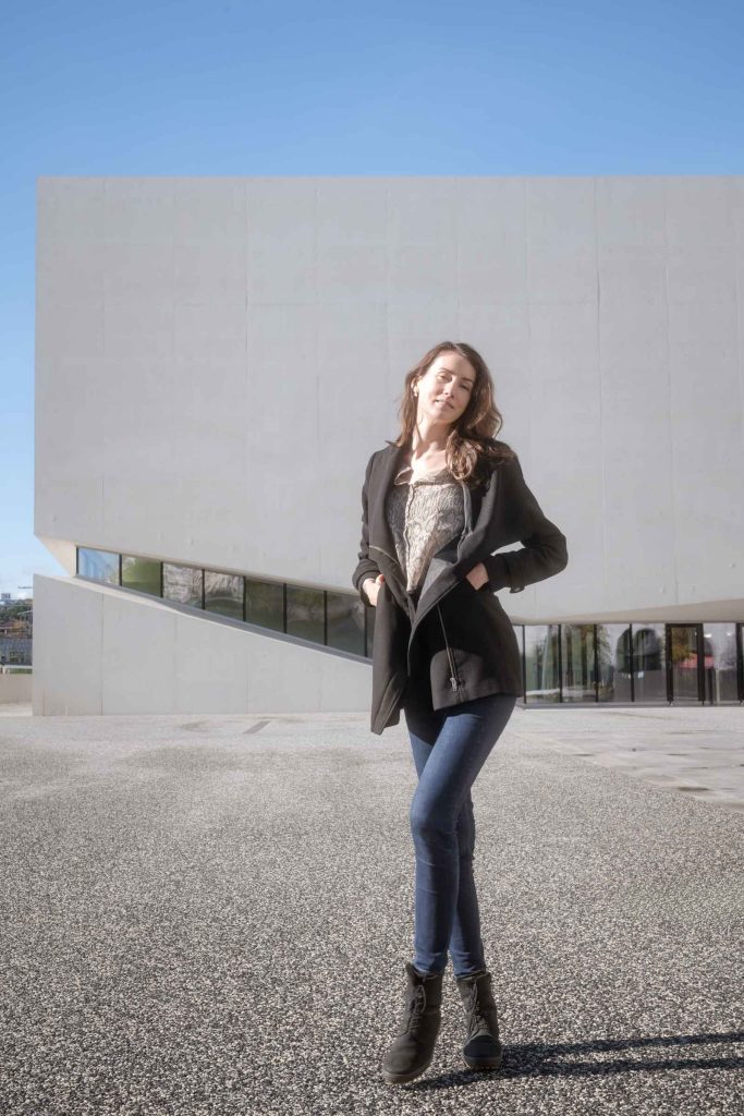 Mikaela in Lausanne street fashion photo shoot