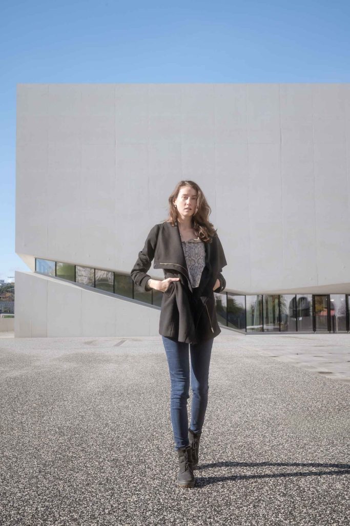 Mikaela in Lausanne street fashion photo shoot