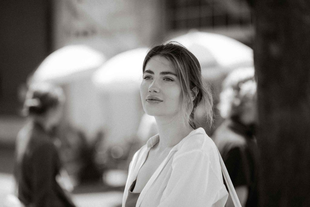 Model photo shoot in Zürich