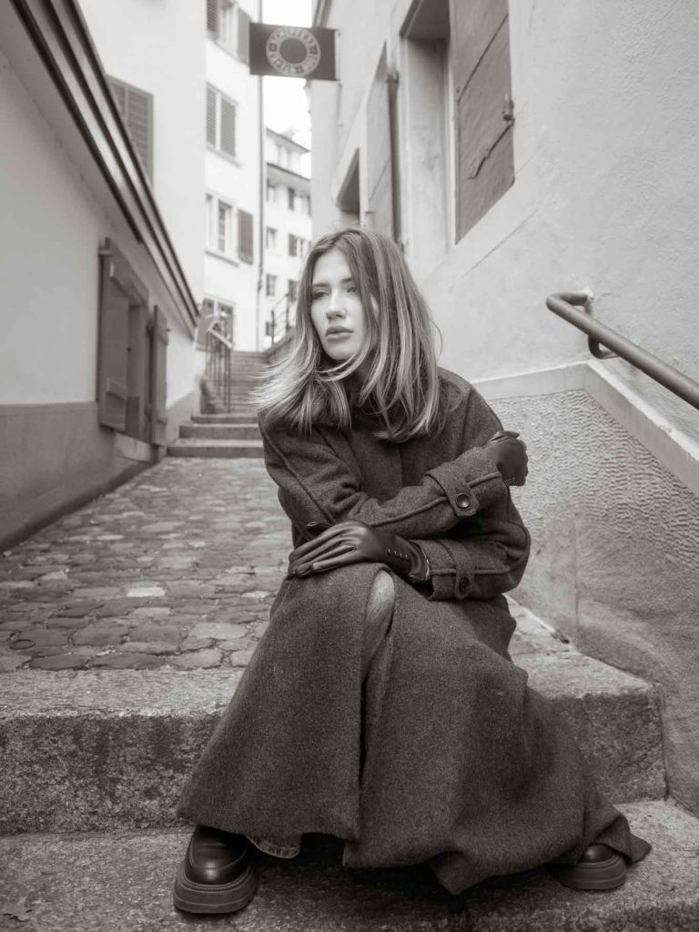 Alessandra Street Fashion Photo Shoot in Zürich