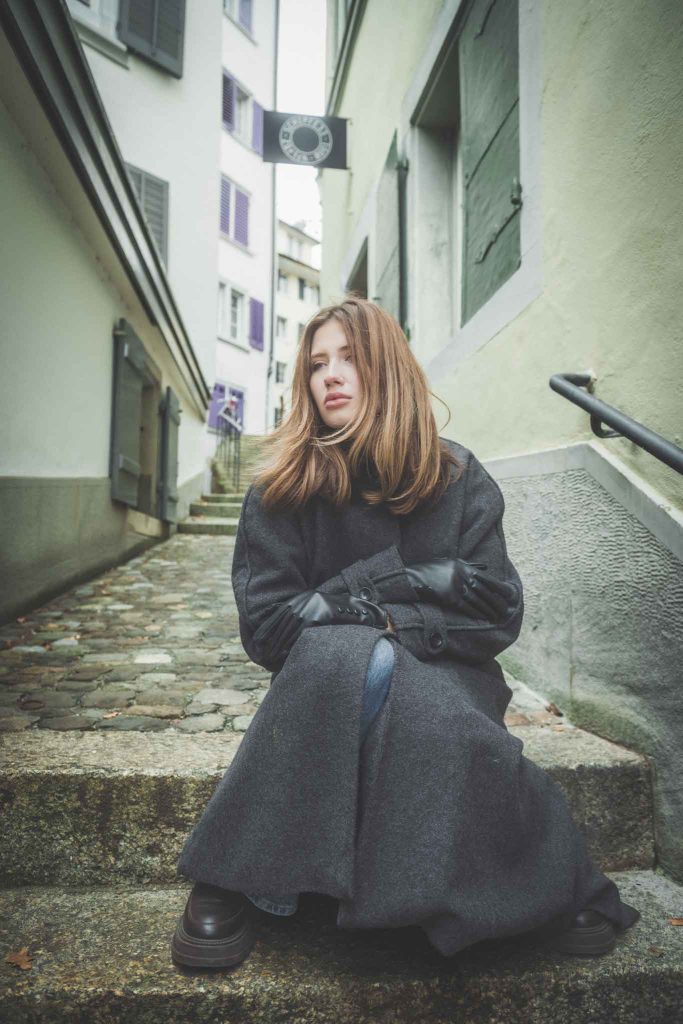 Alessandra Street Fashion Photo Shoot in Zürich